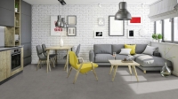 Vinylová podlaha Gerflor Taralay Libertex 2152 Amsterdam Grey v kuchyni - vzorkovna Praha