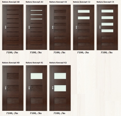 Dýhované interiérové dveře Porta Koncept - www.plancher.cz