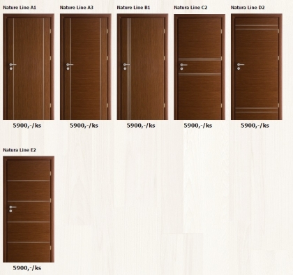 Dýhované interiérové dveře Porta Natura Line - www.plancher.cz