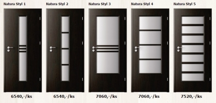 Dýhované interiérové dveře Porta Natura Styl - www.plancher.cz