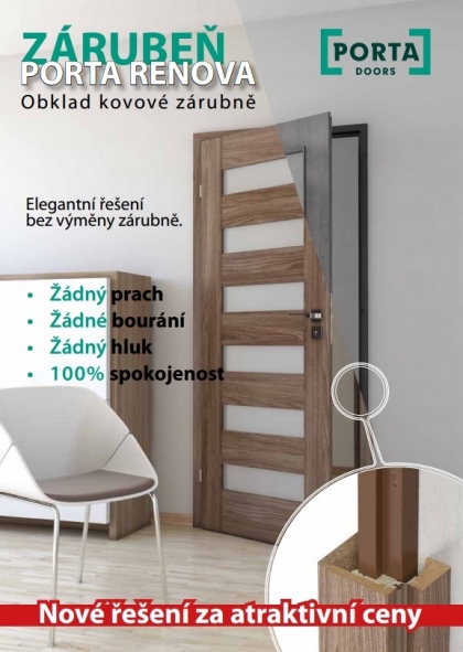 Obklad kovové zárubně Porta RENOVA