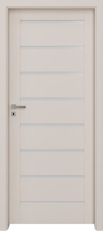 Interiérové dveře Invado Linea Forte 5 - Laminolack Kašmírový mat B770 + zárubeň Interiérové dveře Invado Linea Forte 5 - Laminolack Kašmírový mat B770 + zárubeň