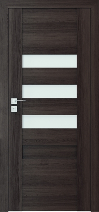 Interiérové dveře Porta Doors Koncept H - Dekor Portasynchro / s obkladem kovové zárubně