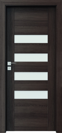 Interiérové dveře Porta Doors Koncept H - Dekor Portasynchro / s obkladem kovové zárubně