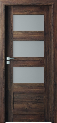 Interiérové dveře Verte Premium A - Dekor Portasynchro 3D / s obkladem kovové zárubně