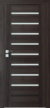 Interiérové dveře Porta Doors Koncept A - Dekor Portaperfect 3D/Premium  / s obkladem kovové zárubně