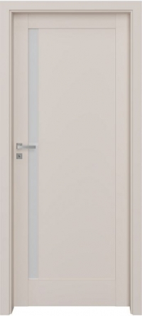 Interiérové dveře Invado Aversa 1 - Laminolack Kašmírový mat B770 + zárubeň