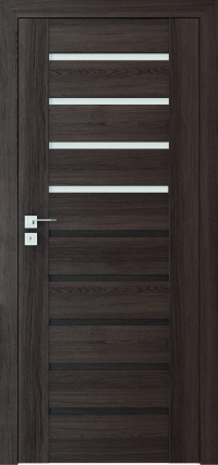 Interiérové dveře Porta Doors Koncept A - Dekor Portaperfect 3D/Premium  / s obkladem kovové zárubně