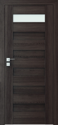 Interiérové dveře Porta Doors Koncept C - Dekor Portaperfect 3D/Premium / s obkladem kovové zárubně