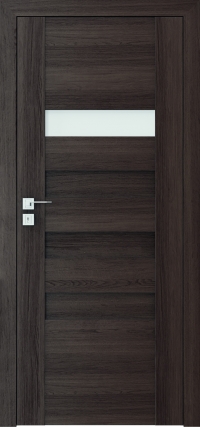Interiérové dveře Porta Doors Koncept H - Dekor Portaperfect 3D/Premium / s obkladem kovové zárubně